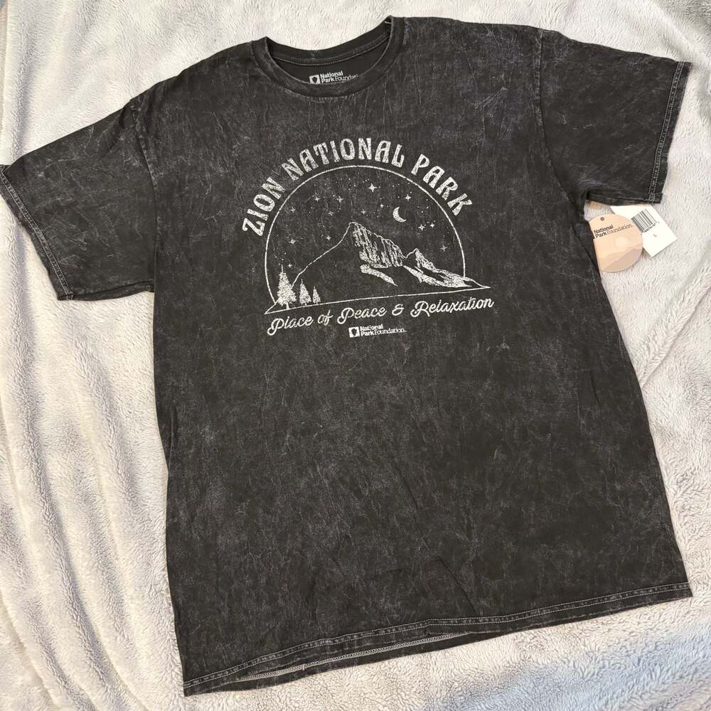 National Park Foundation Zion National Park Vintage Washed T-Shirt  - NWT